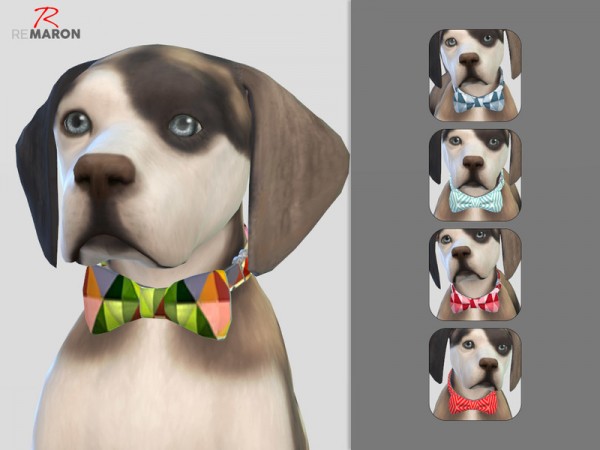  The Sims Resource: Tie for small dogs by remaron