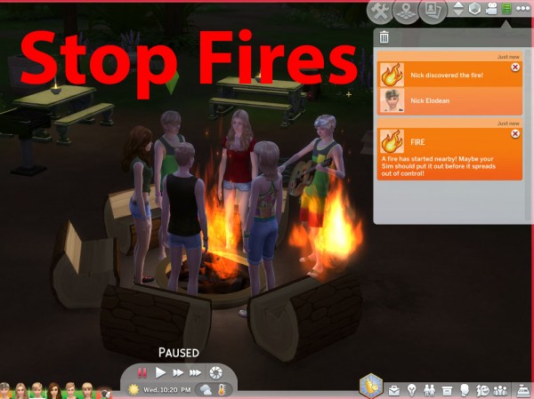  Mod The Sims: No More House Fires by cyclelegs