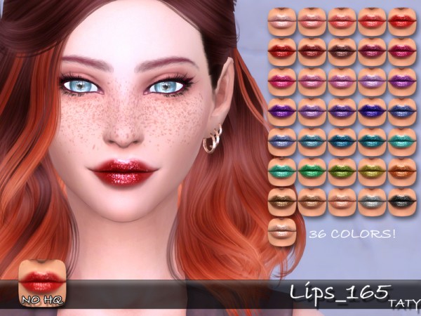  The Sims Resource: Lips 165 by Taty