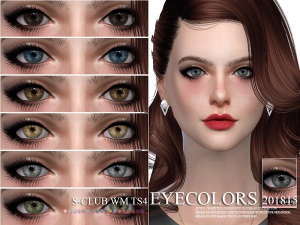  The Sims Resource: Eyecolors 201815 by S Club