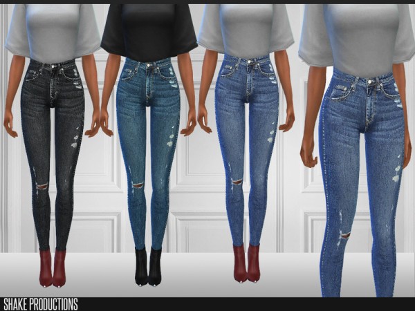 The Sims Resource: Jeans 169 by ShakeProductions • Sims 4 Downloads