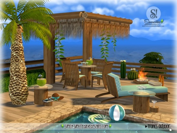  The Sims Resource: Tropics outdoor by SIMcredible!