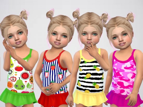  The Sims Resource: Toddlers Swimsuits by SweetDreamsZzzzz