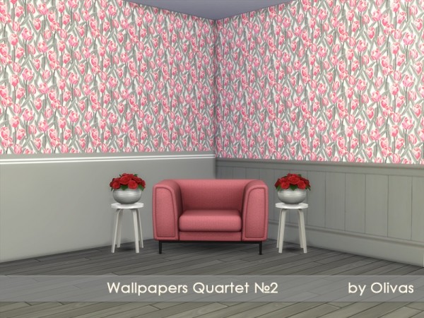  The Sims Resource: Wallpapers Quartet N2 by olivas