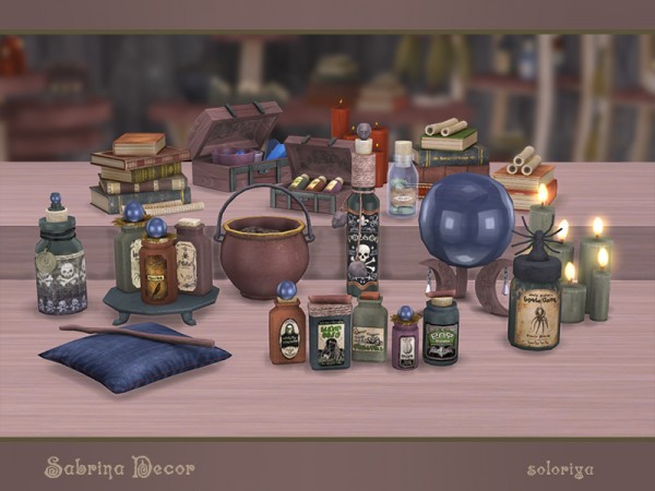  The Sims Resource: Sabrina Decor by soloriya