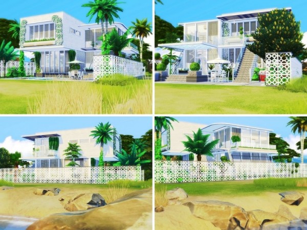 The Sims Resource: Miami Beach House by MychQQQ