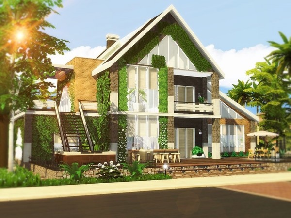 The Sims Resource: Contemporary Abode house by MychQQQ