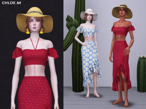  The Sims Resource: Resort Style Top by ChloeMMM
