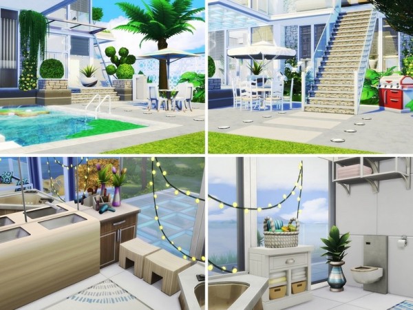 The Sims Resource: Miami Beach House by MychQQQ