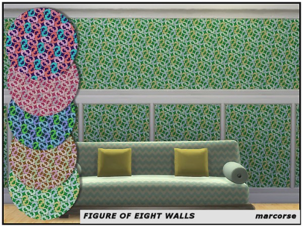  The Sims Resource: Figure of 8 Walls by marcorse