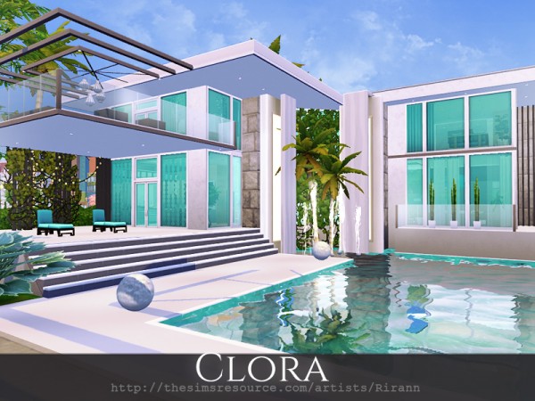  The Sims Resource: Clora house by Rirann