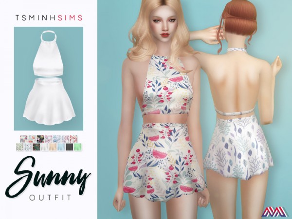  The Sims Resource: Sunny Outfit by TsminhSims