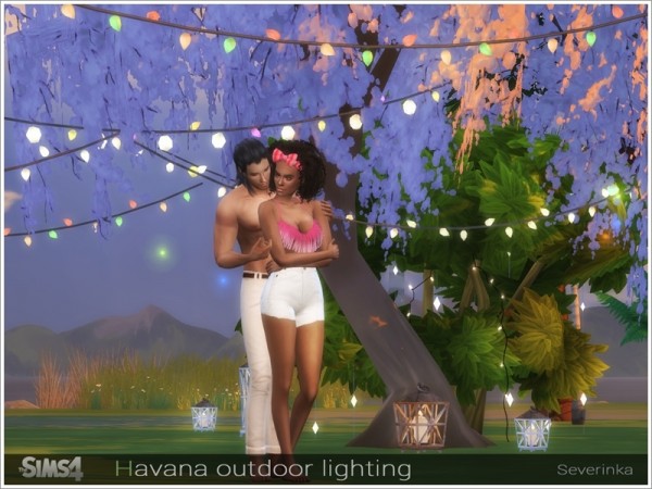  The Sims Resource: Havana outdoor lighting by Severinka
