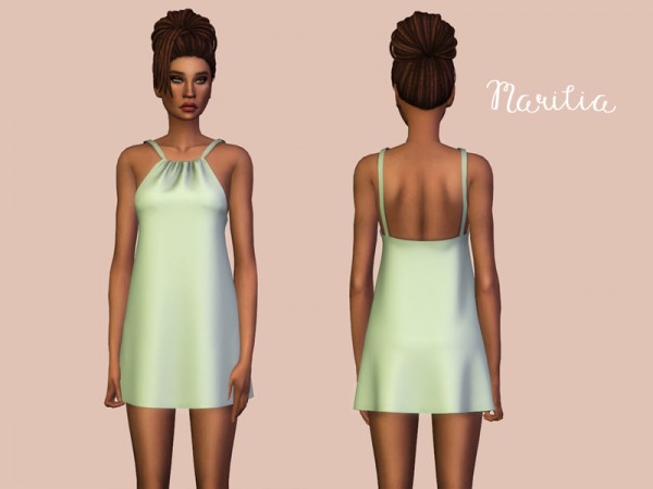  The Sims Resource: Marilia dress by laupipi