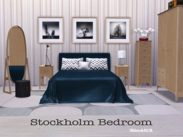  The Sims Resource: Bedroom Stockholm by ShinoKCR