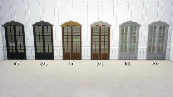  Mod The Sims: Dark Lux Curtains and Windows by TheJim07