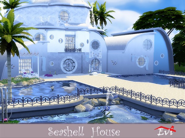  The Sims Resource: The Seashell House by Evi