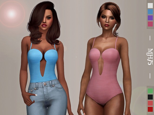  The Sims Resource: Jelena Bodysuit top by Margeh 75