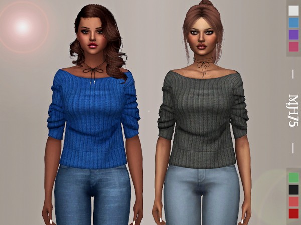  The Sims Resource: Elisha Sweater by Margeh 75