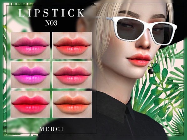  The Sims Resource: Lipstick N03 by Merci