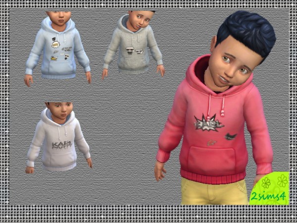 Mod The Sims: Hoddies collection for toddler by lurani