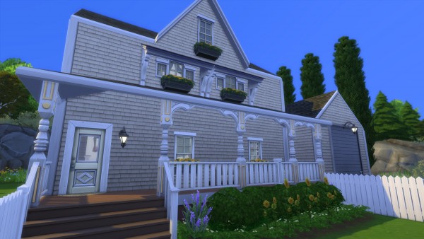  Mod The Sims: NoCC Country Inspired Family Home by Simstwoyou