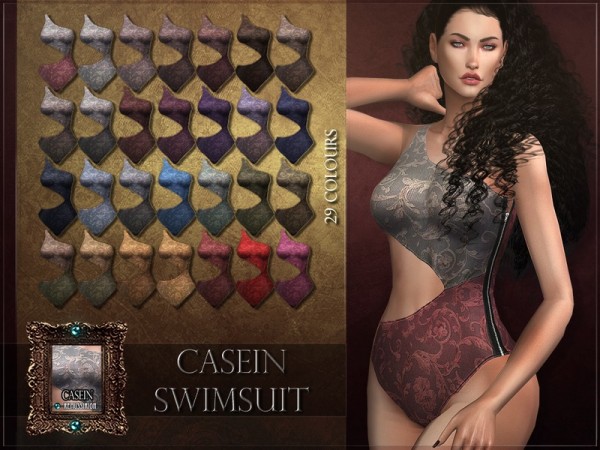  The Sims Resource: Casein Swimsuit by RemusSirion
