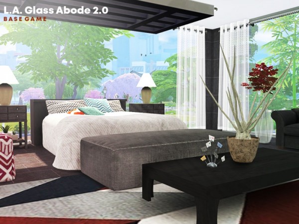  The Sims Resource: L.A. Glass by Pralinesims