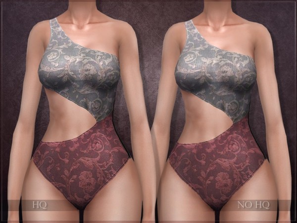  The Sims Resource: Casein Swimsuit by RemusSirion