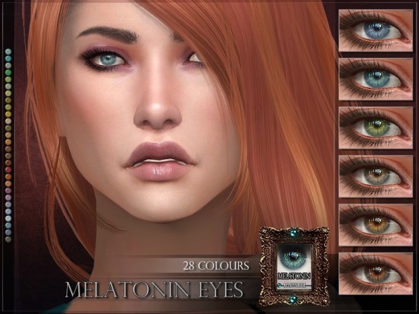  The Sims Resource: Melatonin Eyes by RemusSirion