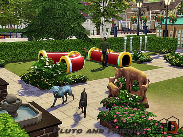  The Sims Resource: Pluto and friends park by Danuta720