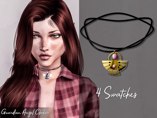  The Sims Resource: Guardian Angel Choker by Genius666