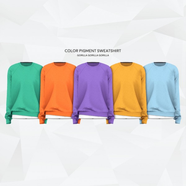 Gorilla: Color Pigment Sweatshirt