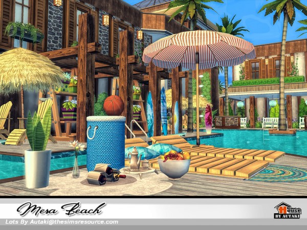  The Sims Resource: Mesa Beach house by autaki