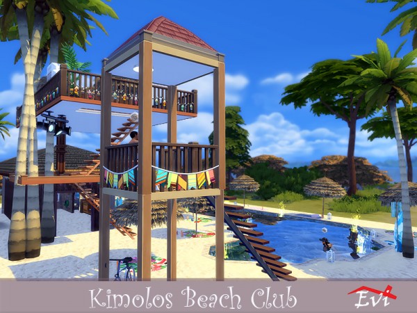  The Sims Resource: Kimolos Beach Club by evi