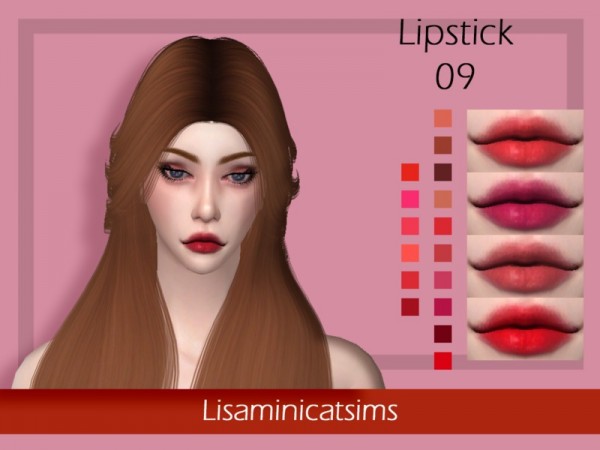  The Sims Resource: Lipstick 9 by Lisaminicatsims
