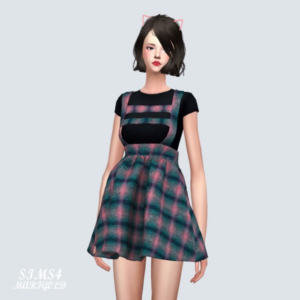 SIMS4 Marigold: Suspender Dress
