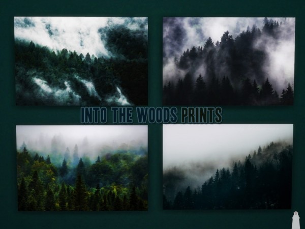  Akisima Sims Blog: Into The Woods Prints