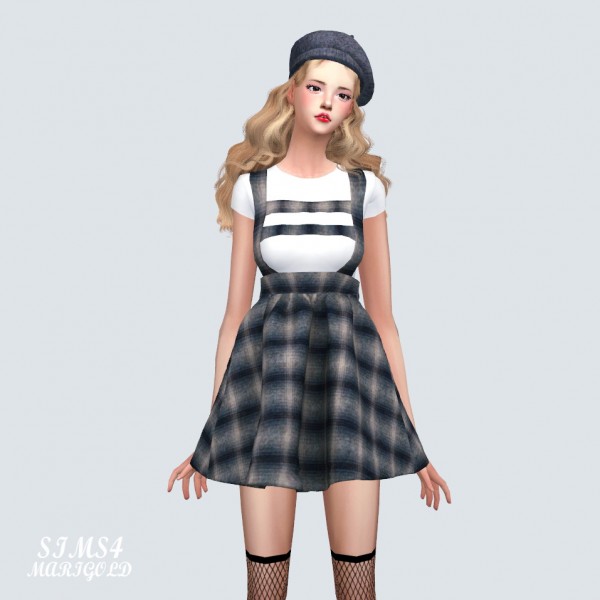 SIMS4 Marigold: Suspender Dress