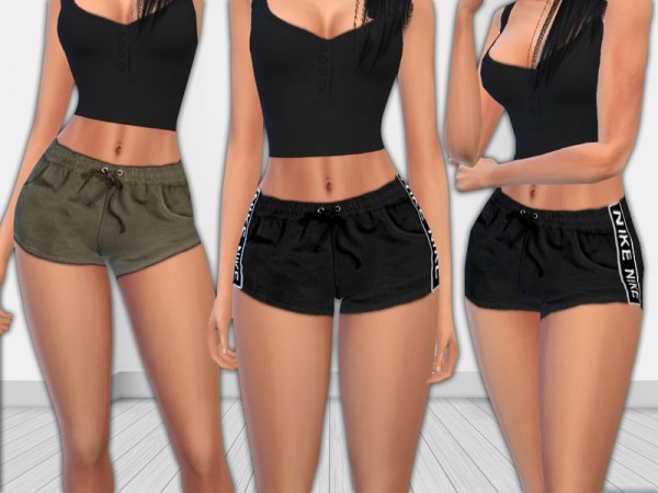  The Sims Resource: Tracking Athletic Shorts by Saliwa