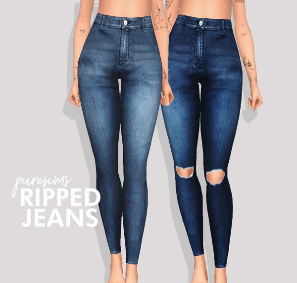  Pure Sims: Ripped jeans