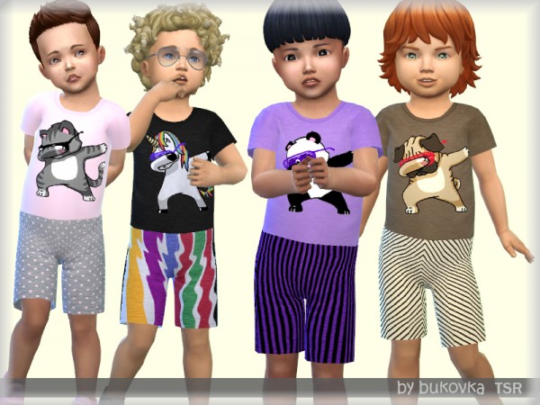  The Sims Resource: Overalls Baby Boy by bukovka
