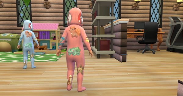  Mod The Sims: Pokemon pajamas by NicoletteAunreel