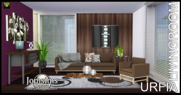  Jom Sims Creations: Urfia livingroom