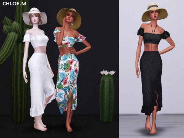  The Sims Resource: Resort Style skirt by ChloeMMM