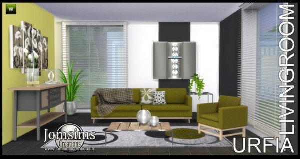  Jom Sims Creations: Urfia livingroom