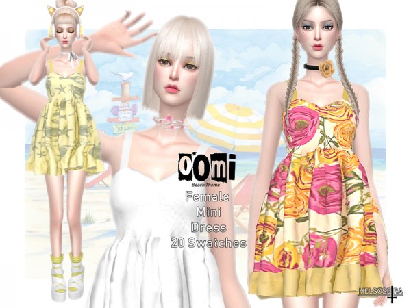  The Sims Resource: OOMI   Mini Dress by Helsoseira