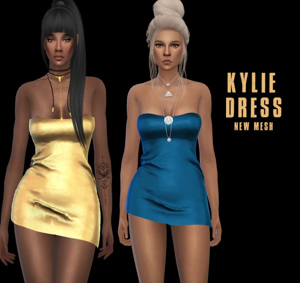  Leo 4 Sims: Kylie dress recolored
