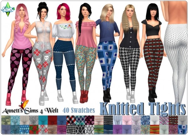  Annett`s Sims 4 Welt: Knitted Tights
