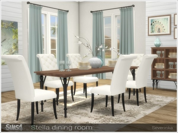  The Sims Resource: Stella diningroom by Severinka